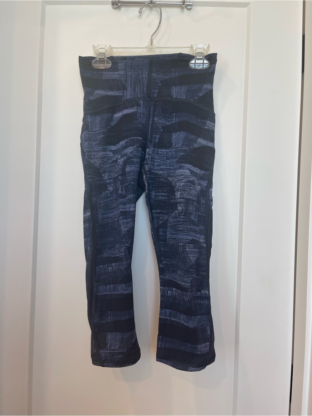 lululemon athletica Navy Patterned High-Rise Leggings